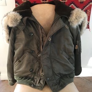 POLO RALPH LAUREN Vintage hooded bomber jacket